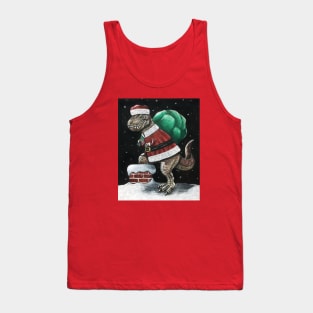 Santasaurus Tank Top